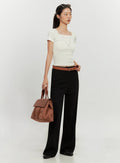 Classic Square-Neck Top IL528