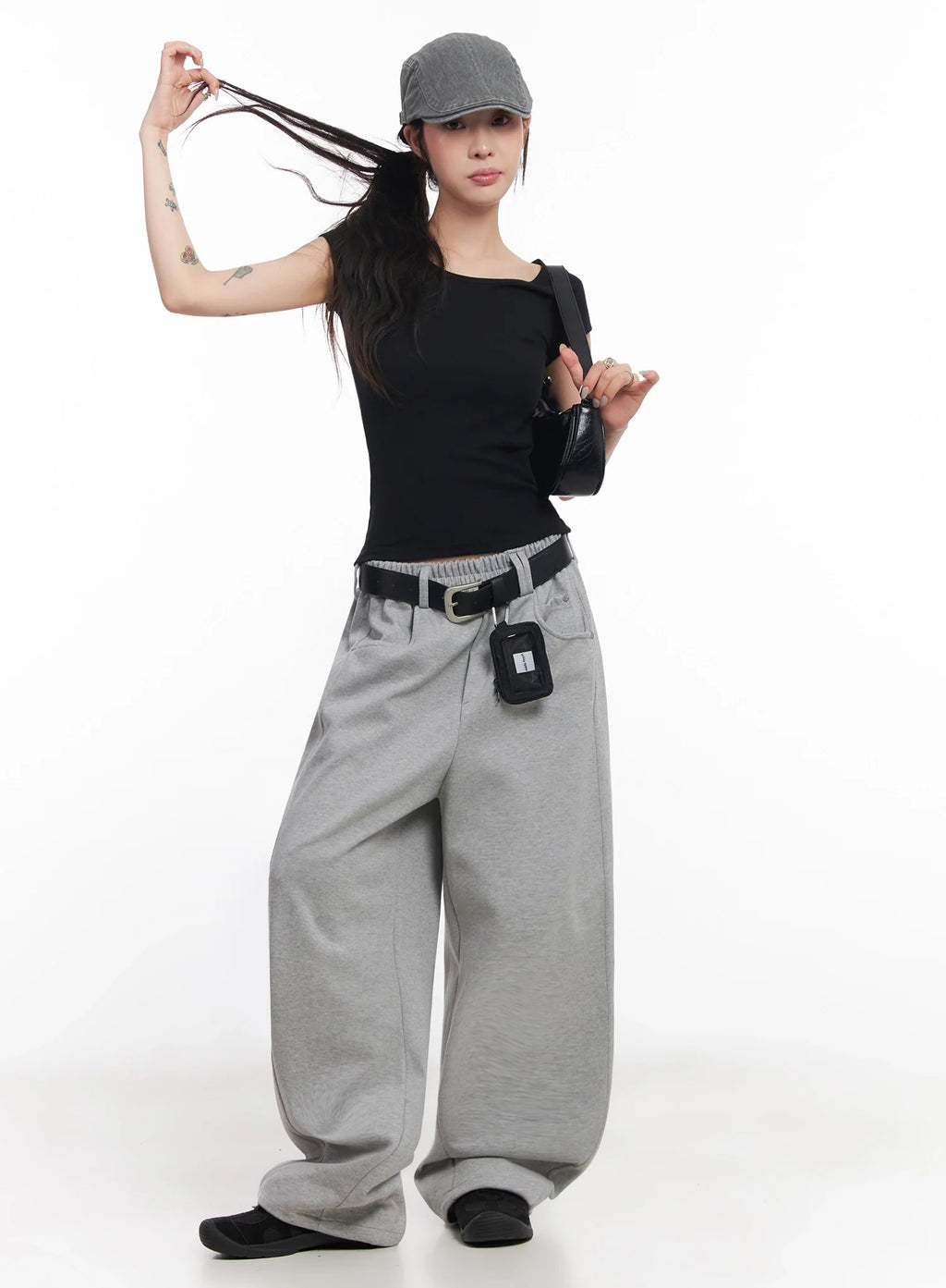 Belted Sweatpant Joggers IC503