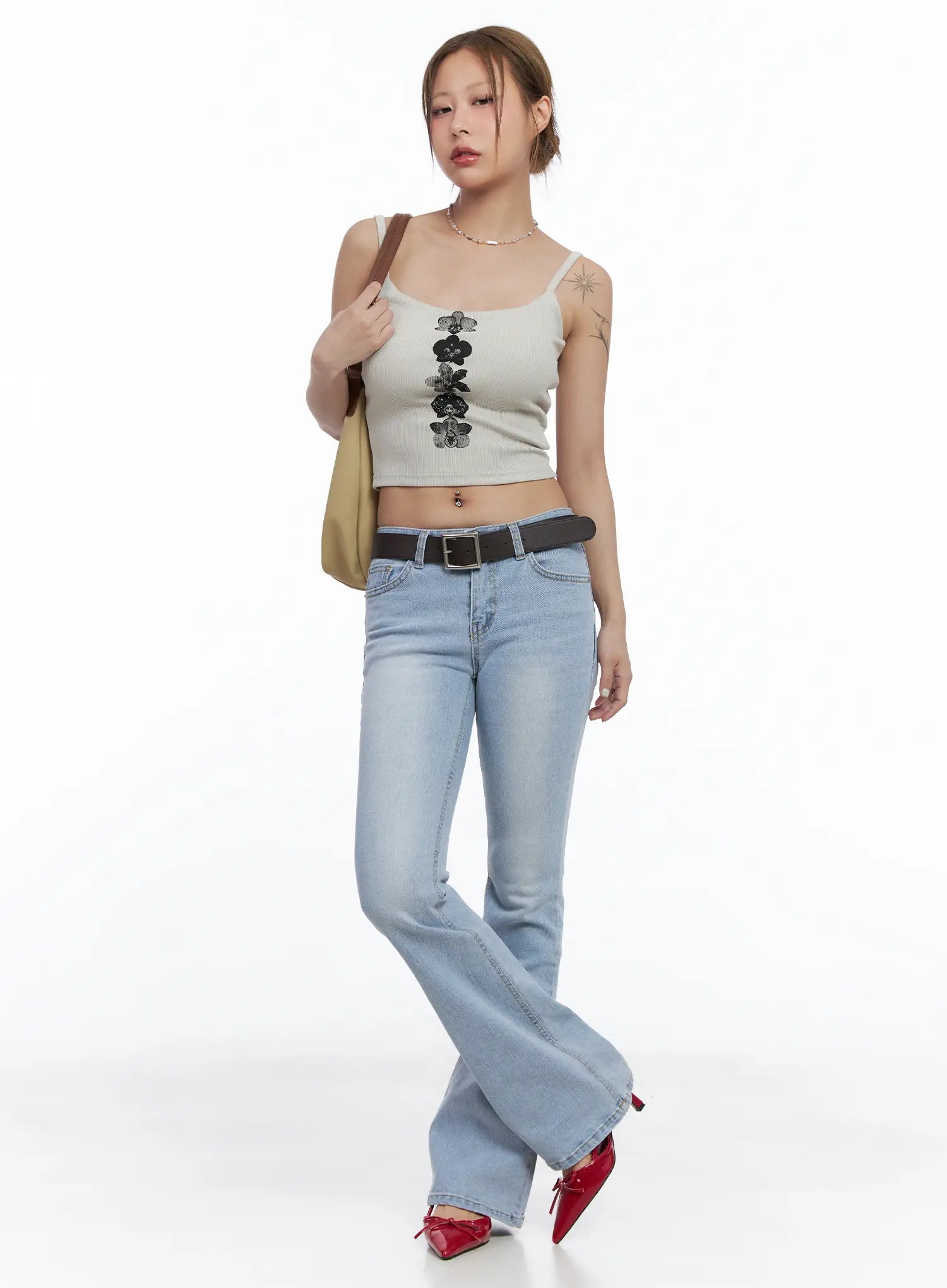 Yeojin Classic Flare Denim Jeans CL510