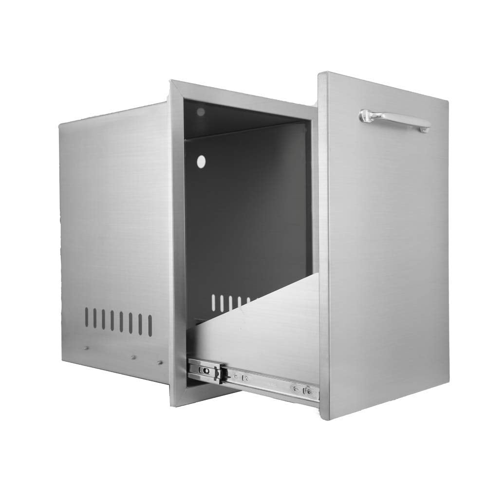 Stainless Steel Drawer W16XD18XH22.3 Inches J784