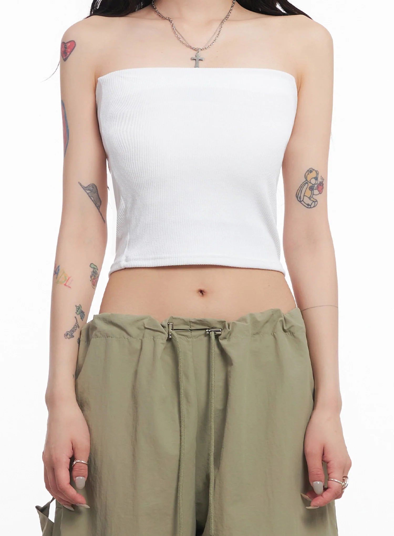 Ribbed Baby Tube Top IC503