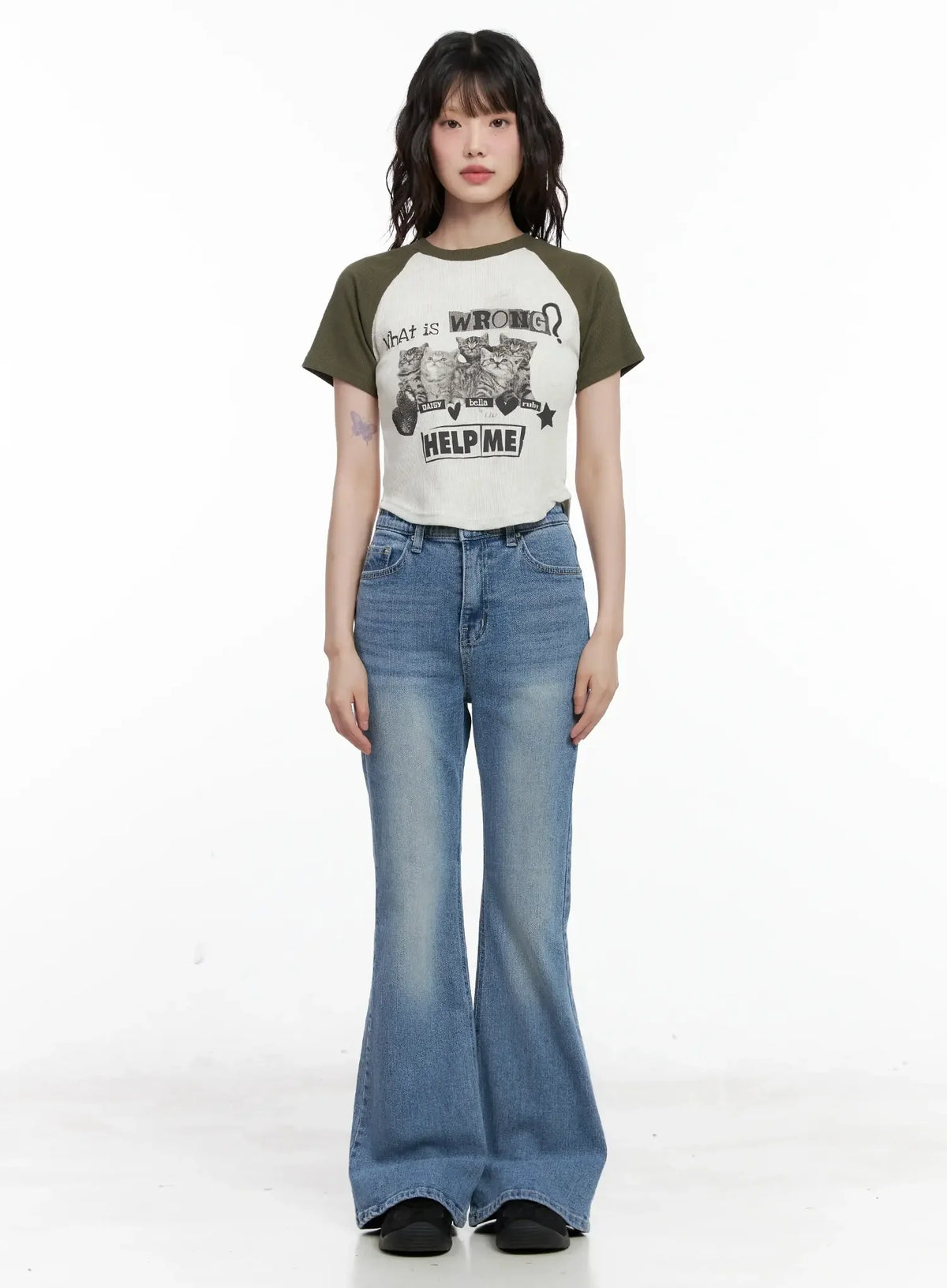 Hikaru High-Waist Flare Jeans IL531