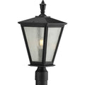 Black 1-Light Post Lantern C386