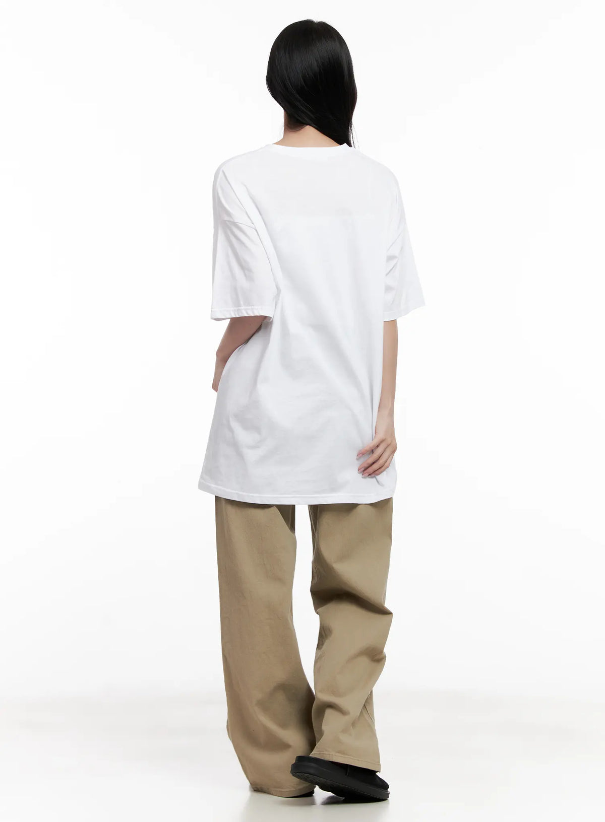 Semi-Wide Cotton Pants CL515