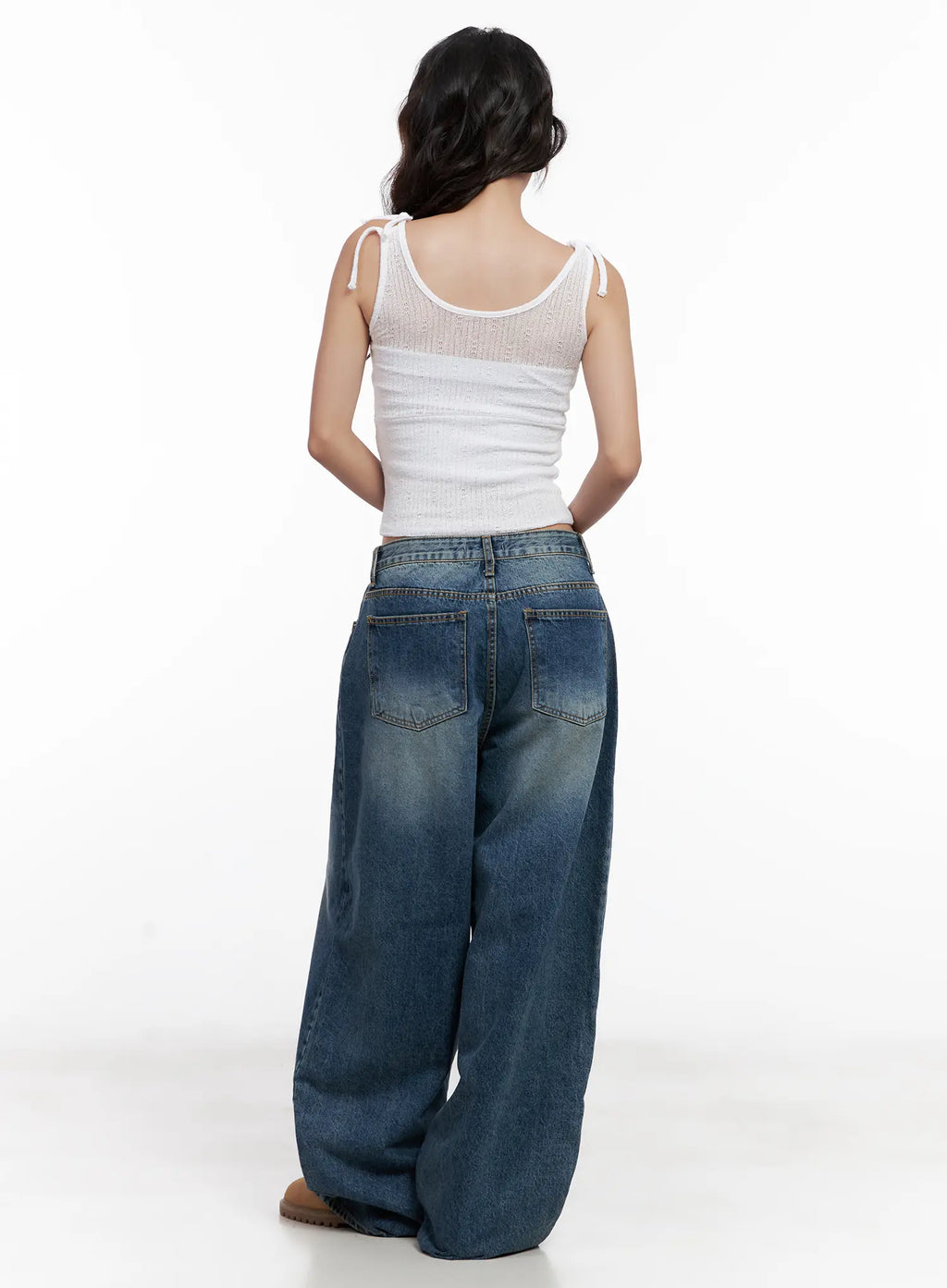 Linen Knit Crop Tank CL521
