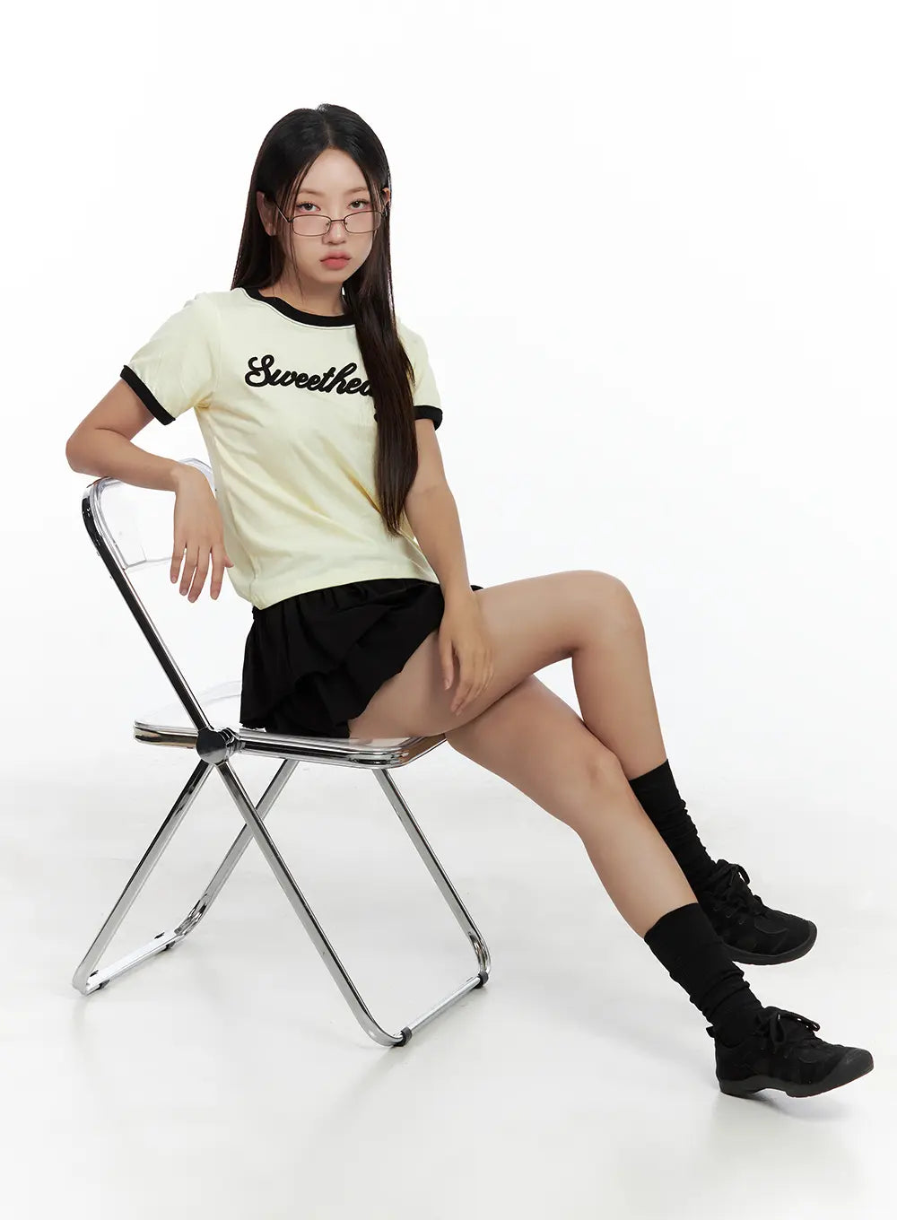 Tiered Ruffle Mini Skirt CL508