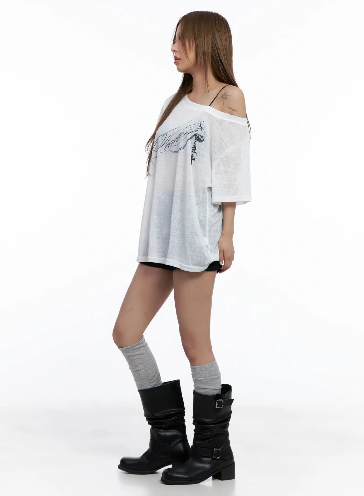 Cotton High-Waist Hip Pad Shorts CL510