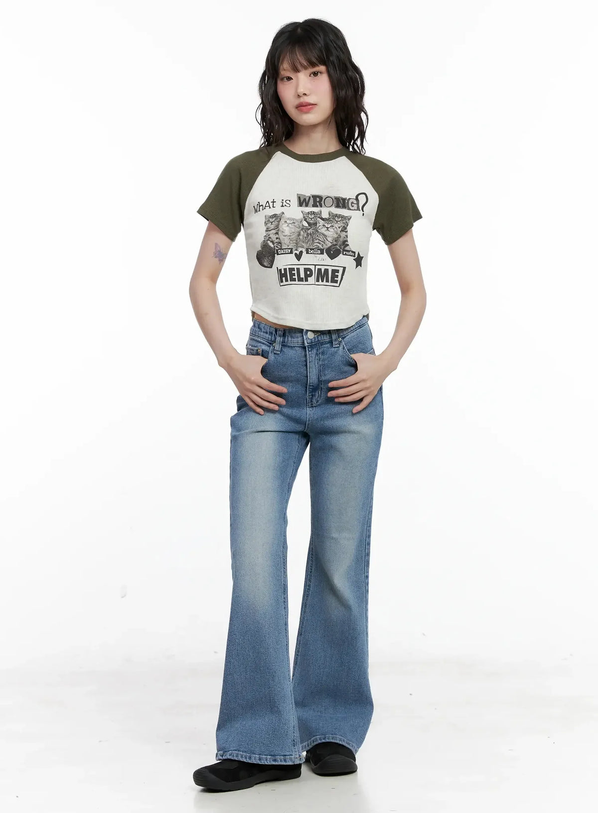 Hikaru High-Waist Flare Jeans IL531