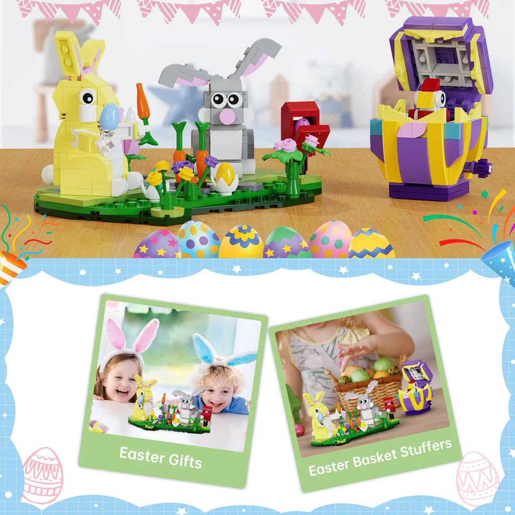 Easter Rabbit Building Toy Set (353Pcs) A86788