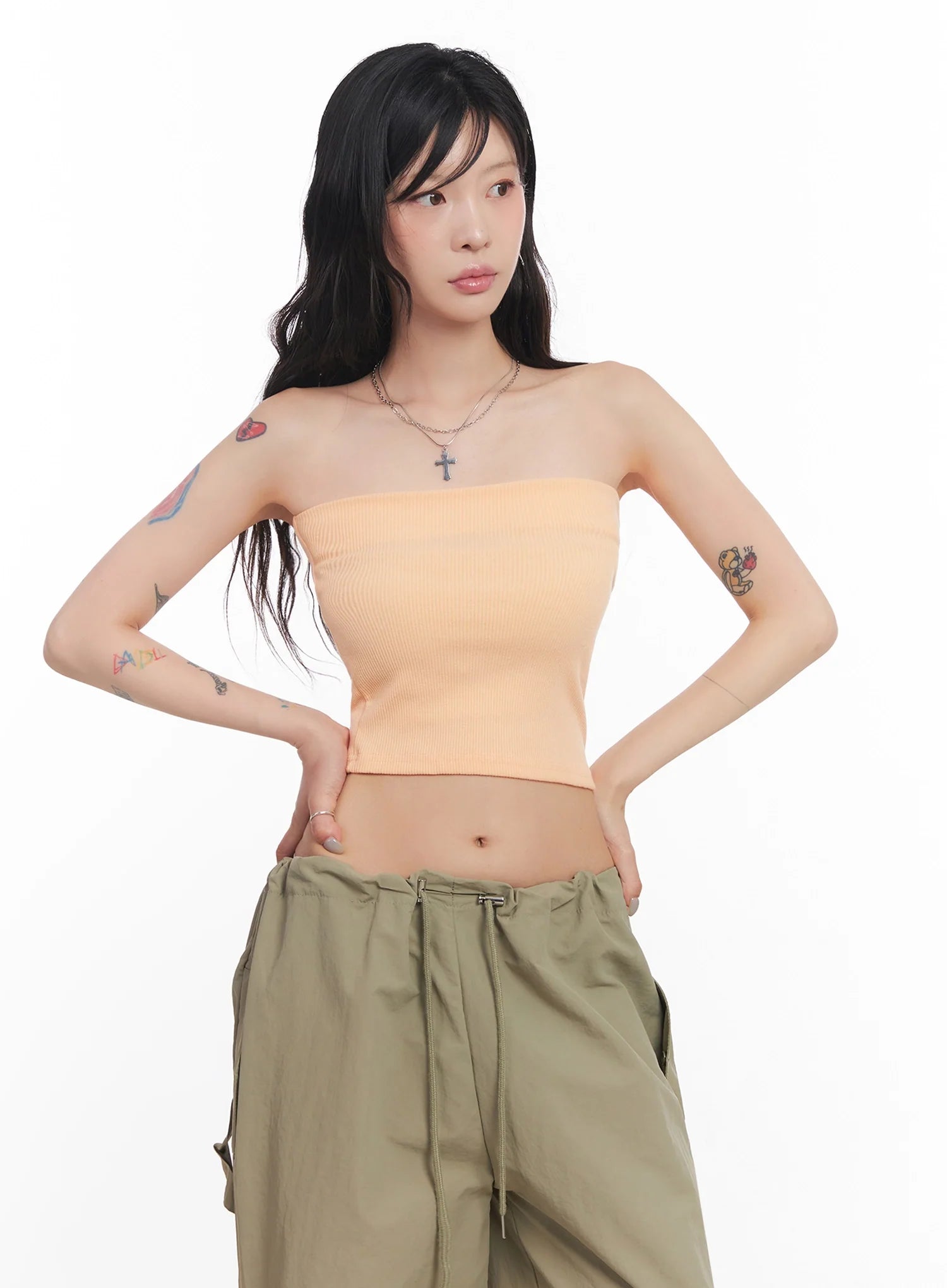 Ribbed Baby Tube Top IC503