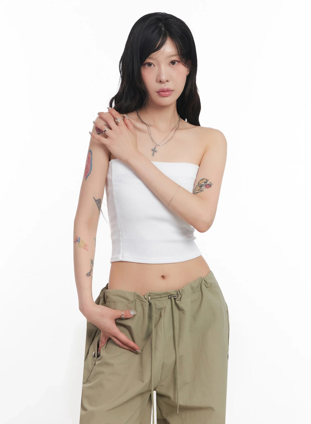 Ribbed Baby Tube Top IC503