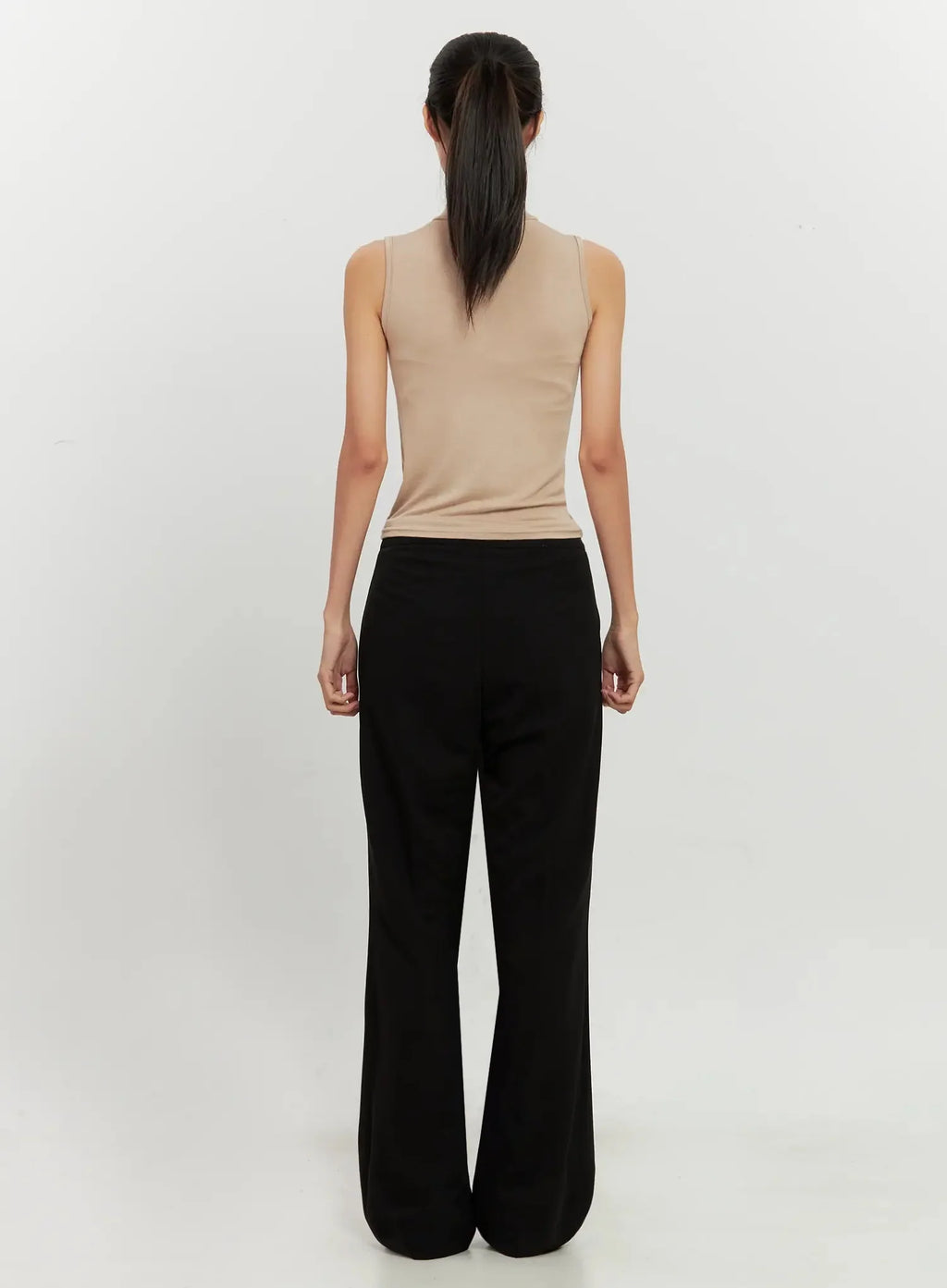 Mock Neck Sleeveless Top IL528