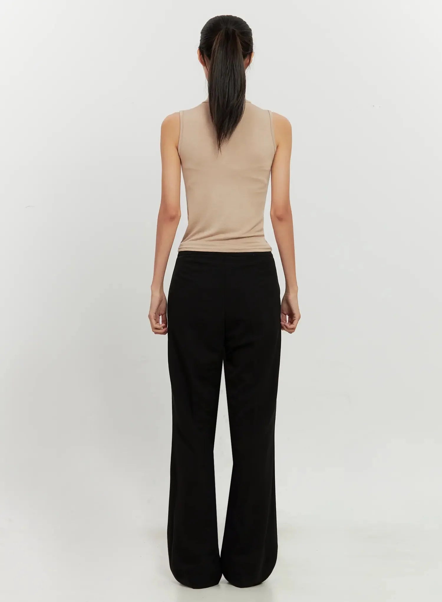 Mock Neck Sleeveless Top IL528