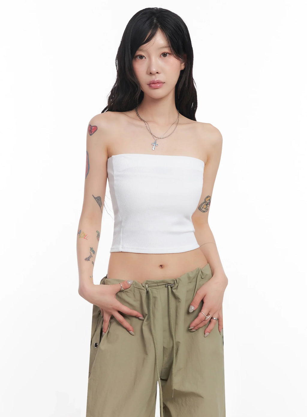 Ribbed Baby Tube Top IC503