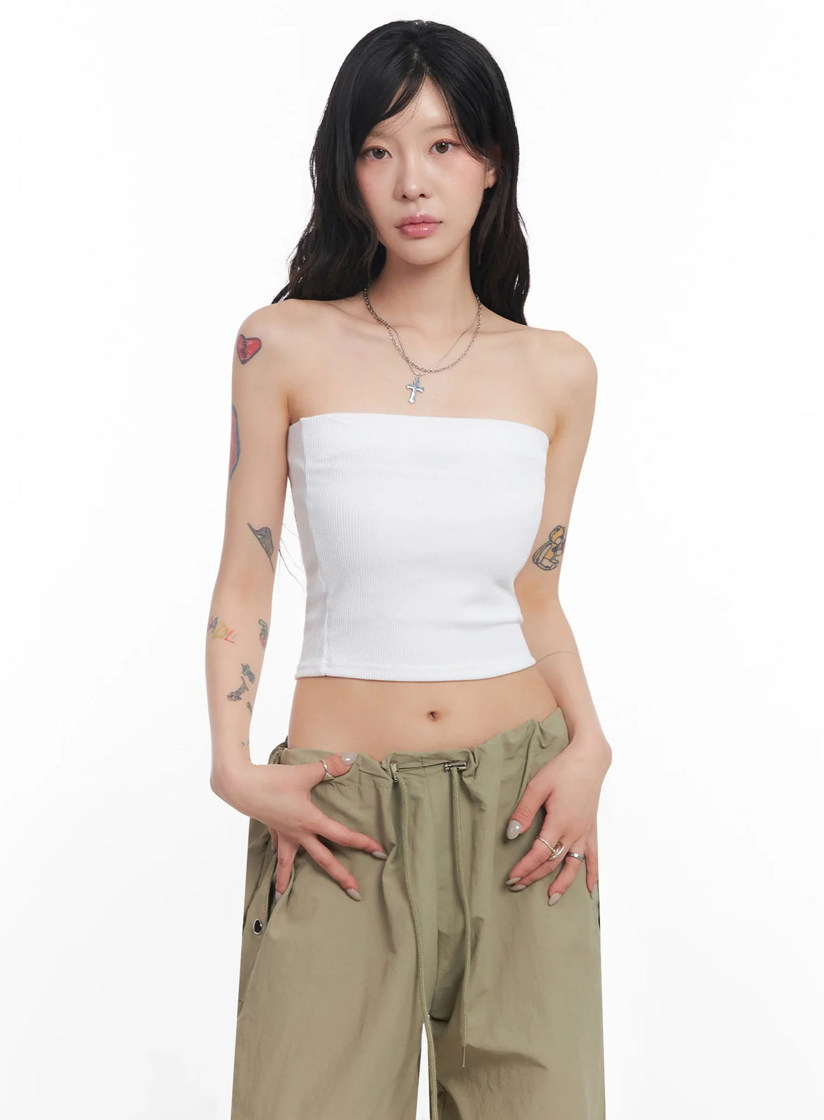 Ribbed Baby Tube Top IC503