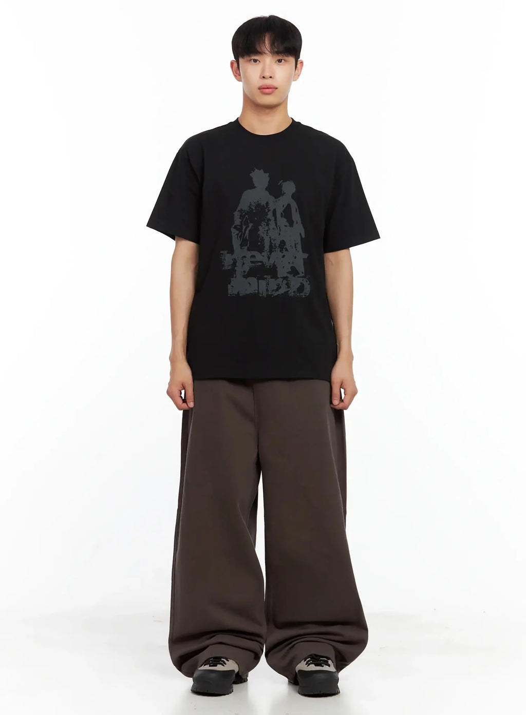 Men's Baggy Wide-Fit Pants IL516