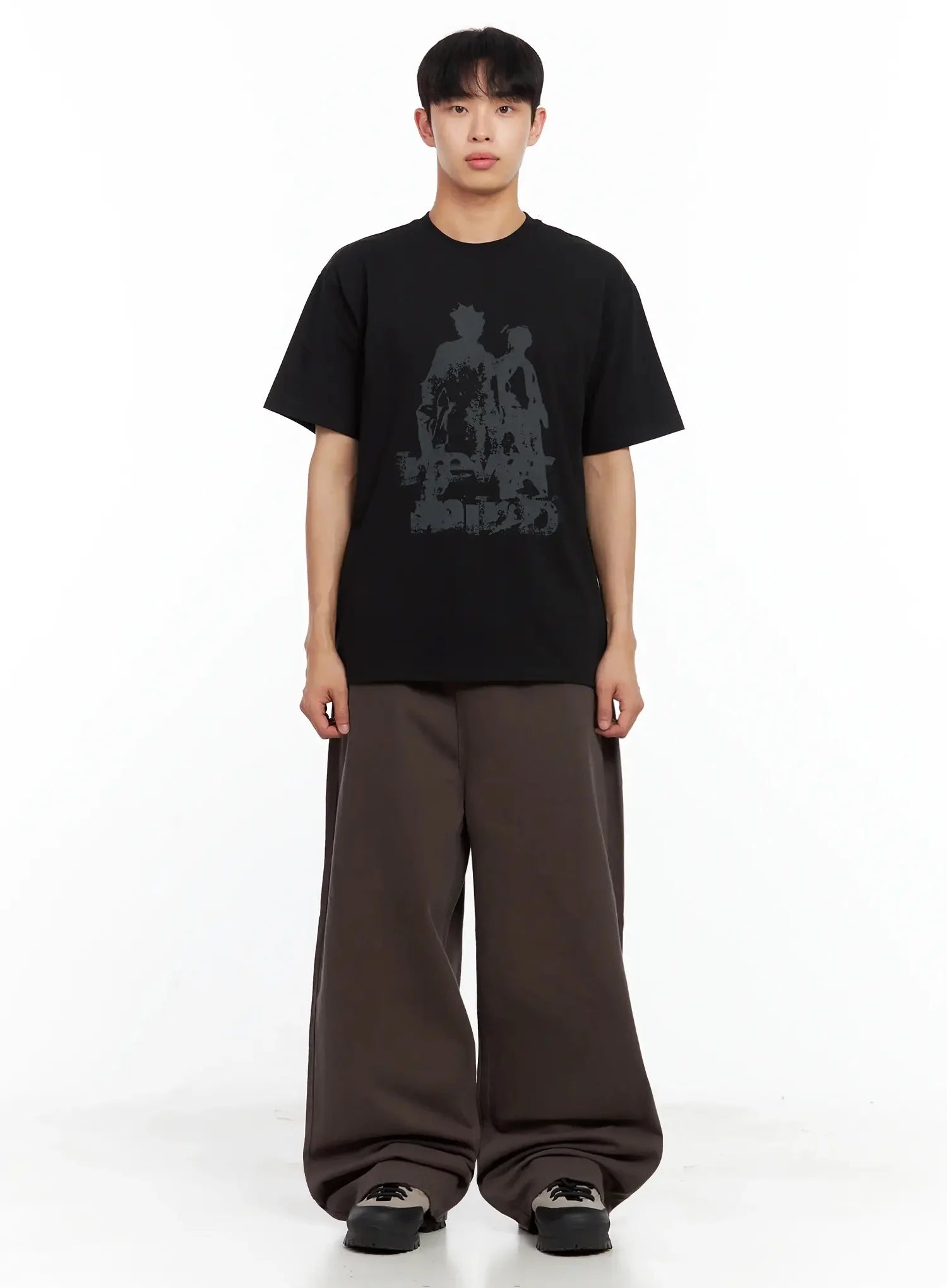 Men's Baggy Wide-Fit Pants IL516