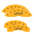 Yellow Caliper Covers with Engraving B907