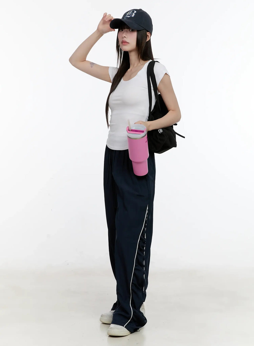 Cotton U-Neck Essential Top CL504