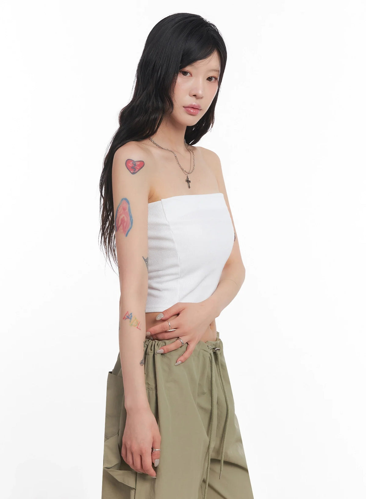 Ribbed Baby Tube Top IC503