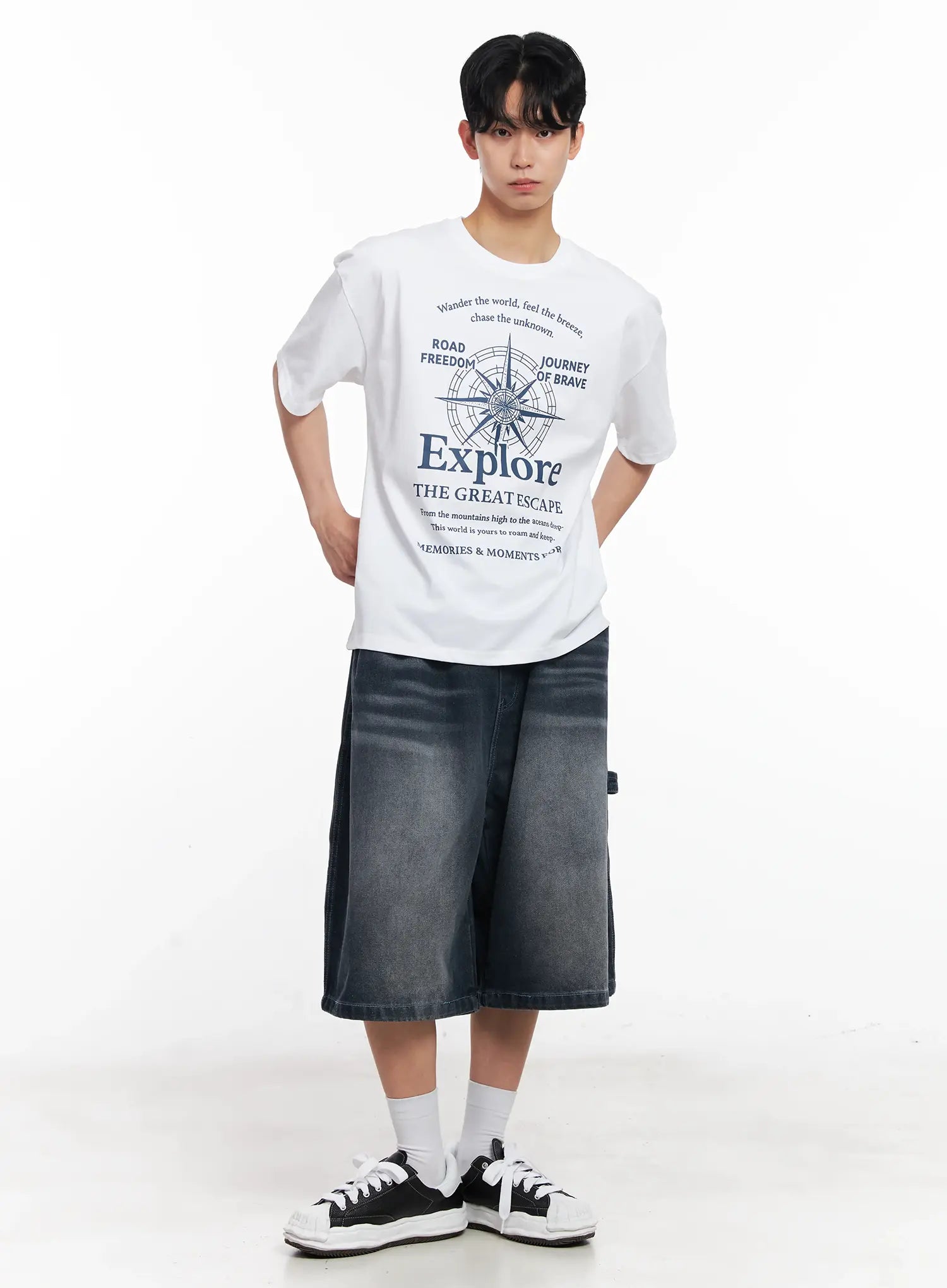 Men's Washed Jorts IL504