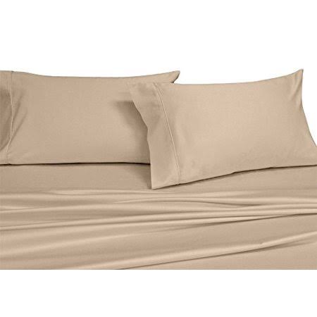 King Cotton Percale Bed Sheet Set U4636