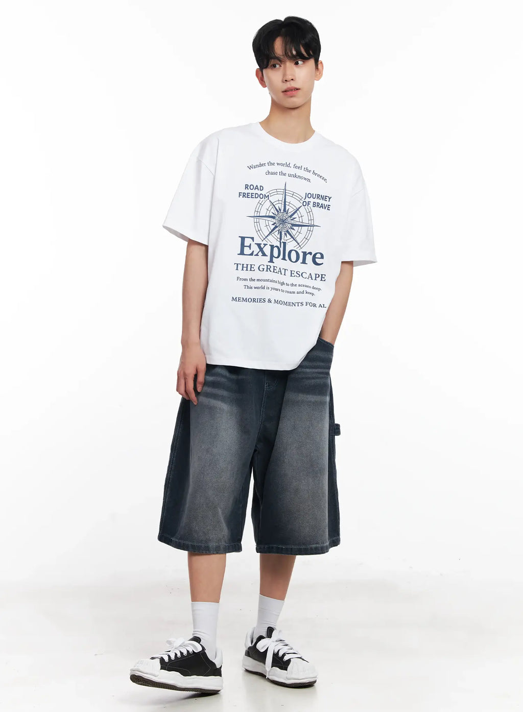 Men's Washed Jorts IL504