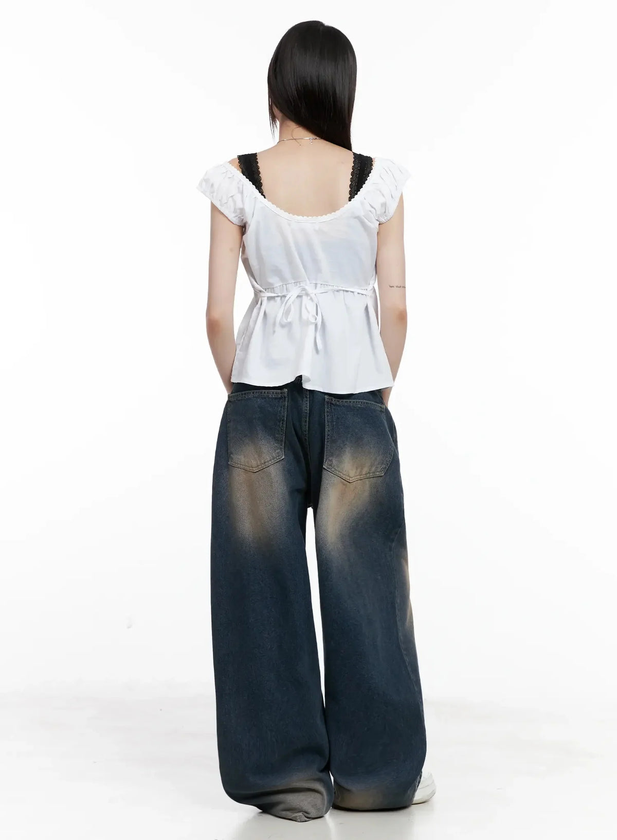 Lace Detail Blouse IL531
