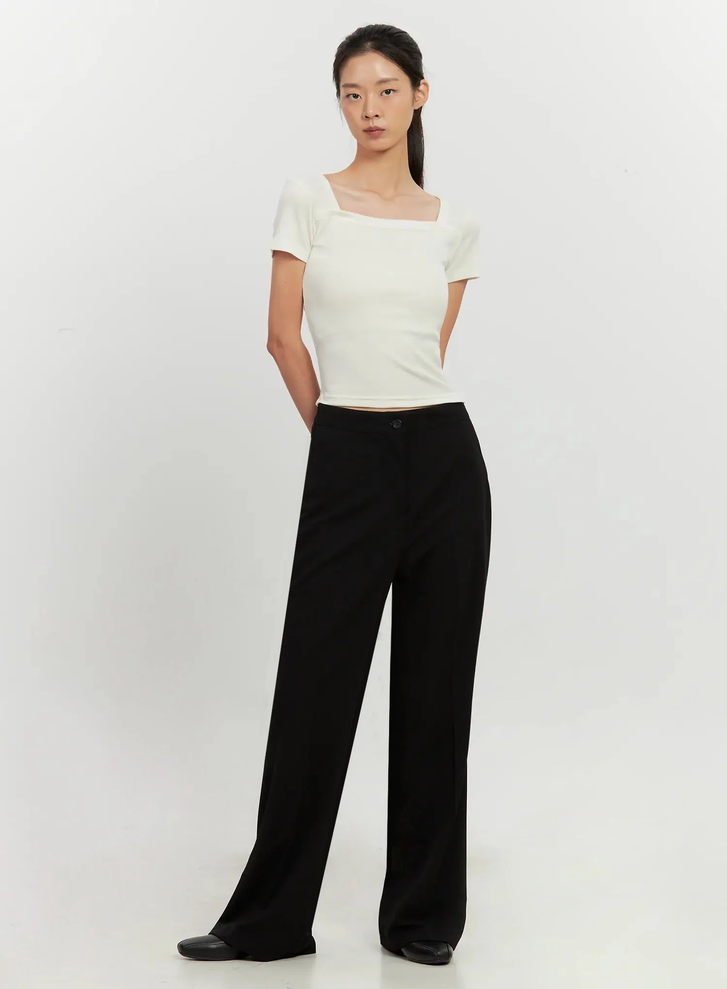 Classic Square-Neck Top IL528