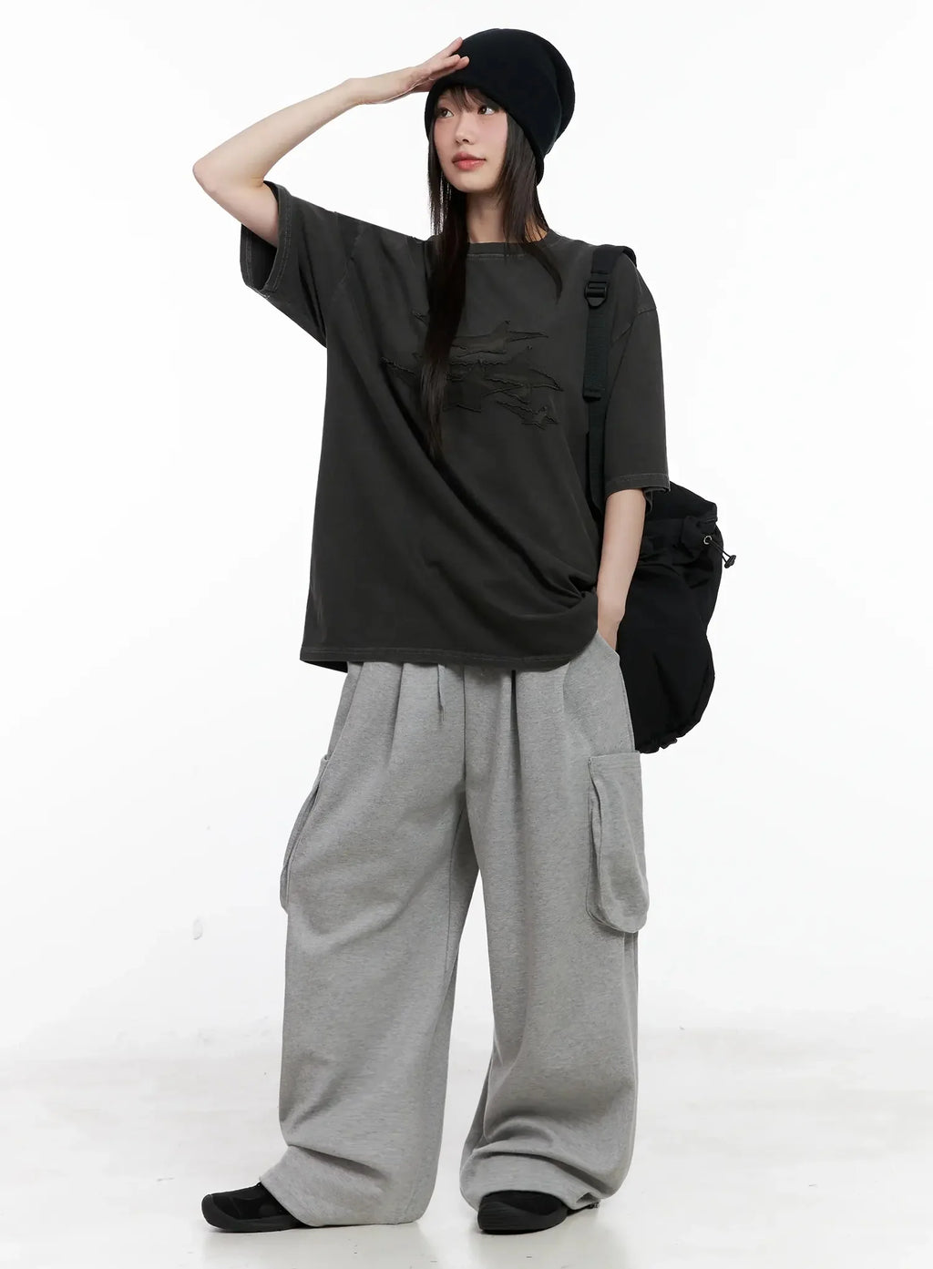 Charcoal Graphic T-Shirt IL531