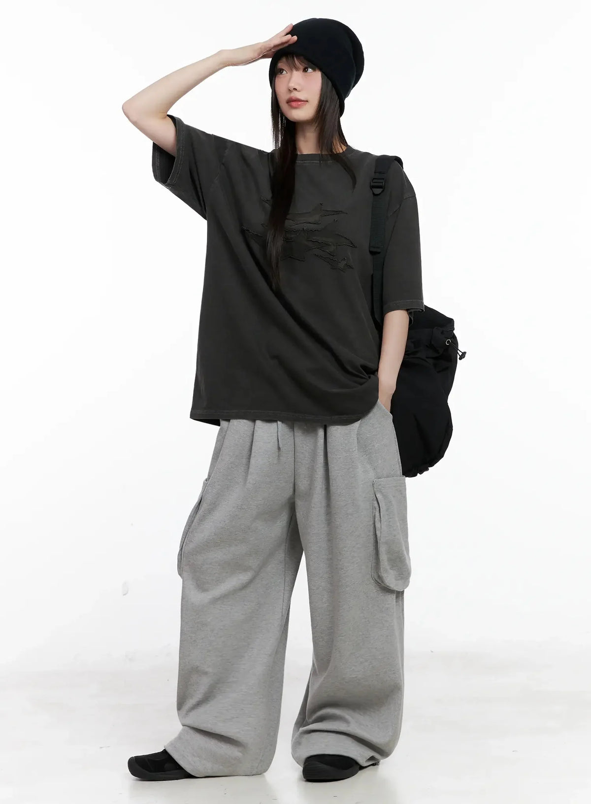 Charcoal Graphic T-Shirt IL531