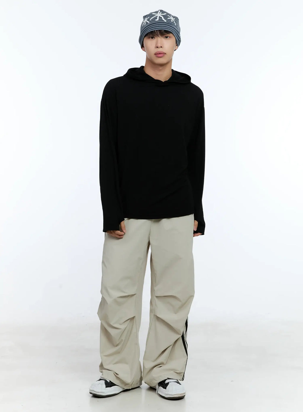 Men's Parachute Nylon Track Pants IL515