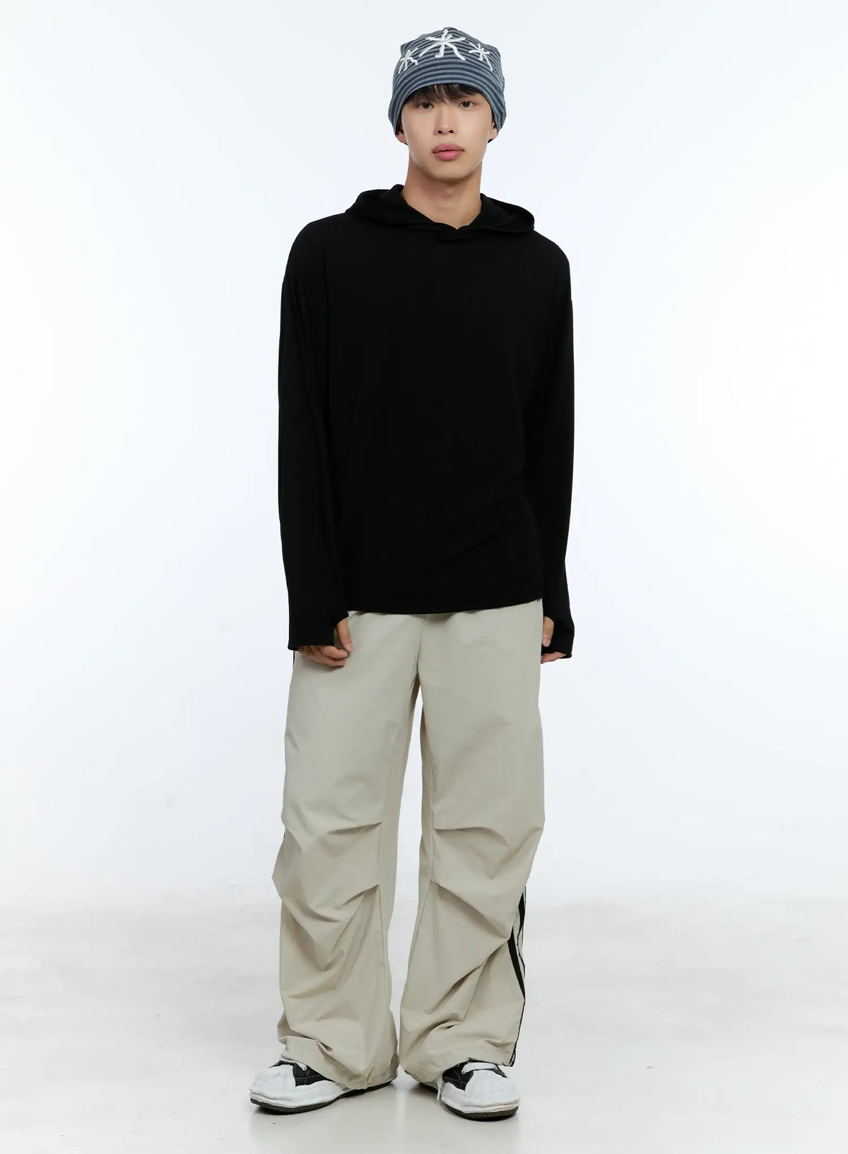 Men's Parachute Nylon Track Pants IL515