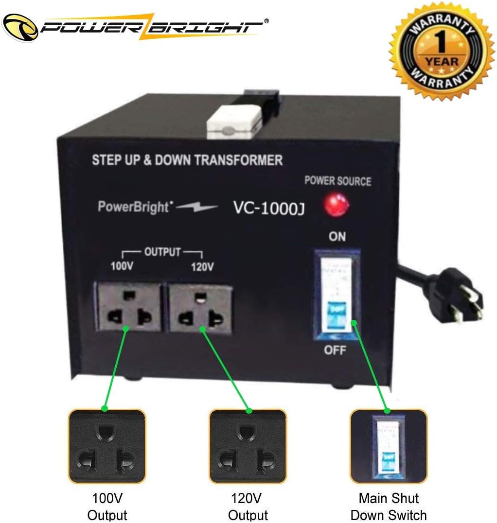 1000W Step Up & Down Japanese Transformer W629329