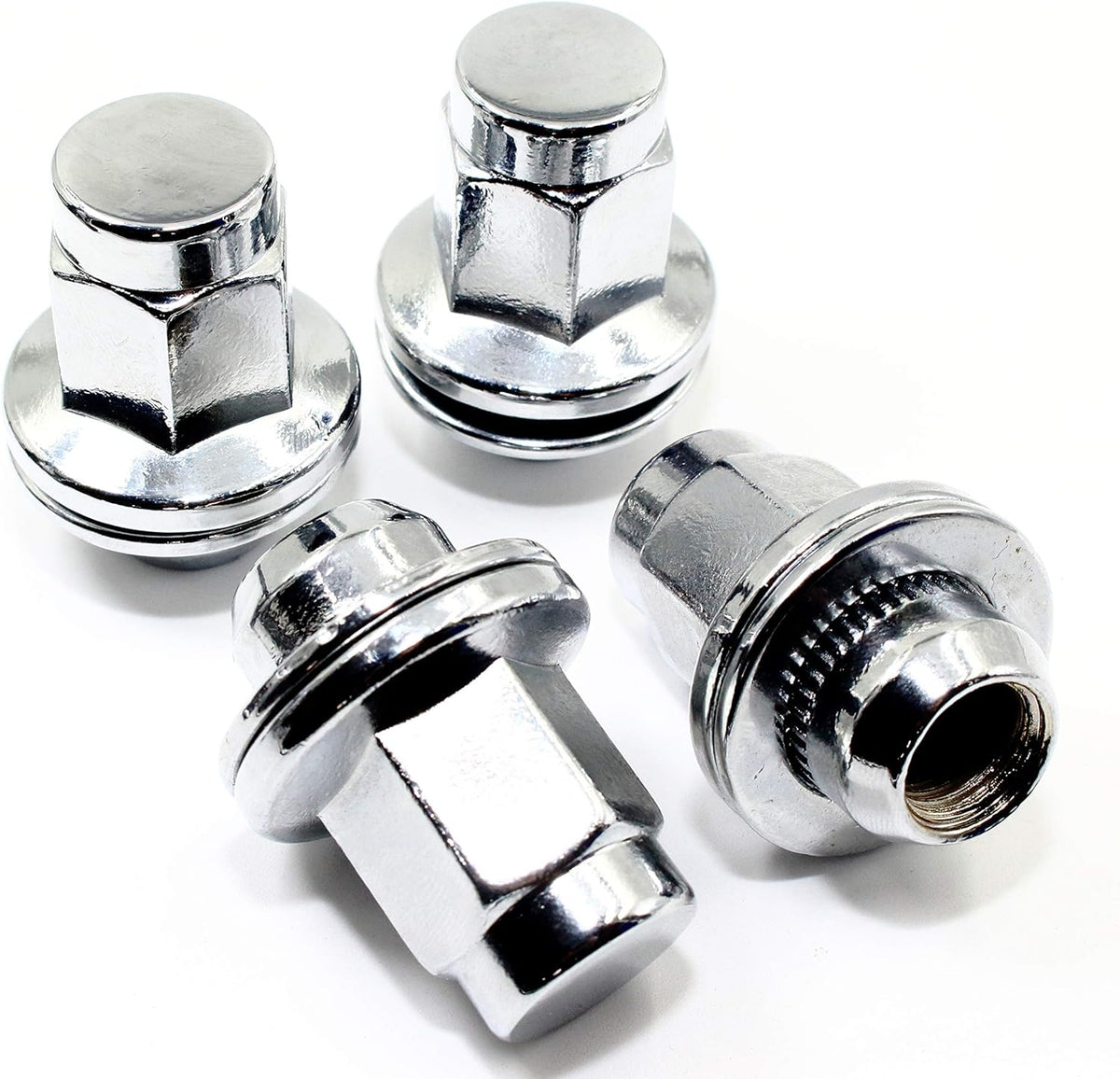 Set of 20 Chrome 14x1.5mm Hex Mag Washer Replacement Lug Nuts Z511