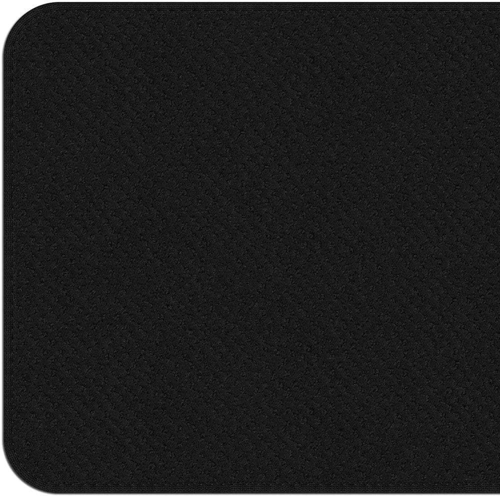 Set of 15 Black Carpet Stair Treads K8725