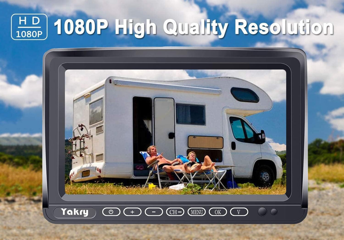 Wireless Backup Camera 7 Inch DVR Monitor Touch Key Z563894