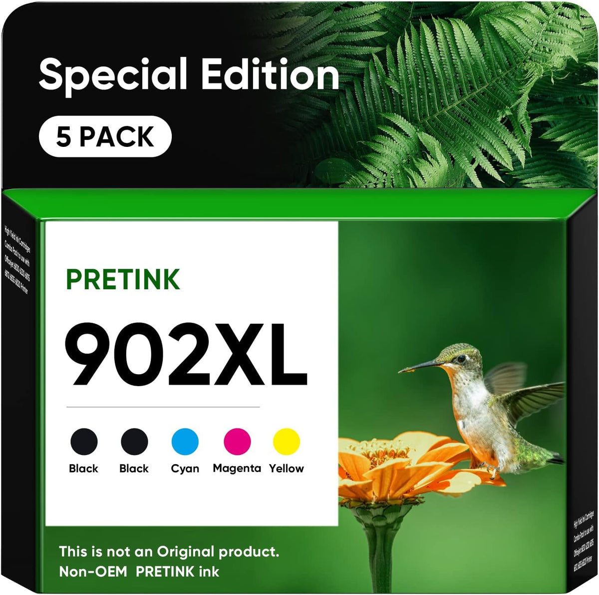 902xl Ink Cartridges for HP Officejet Pro Printers 5Pack E915
