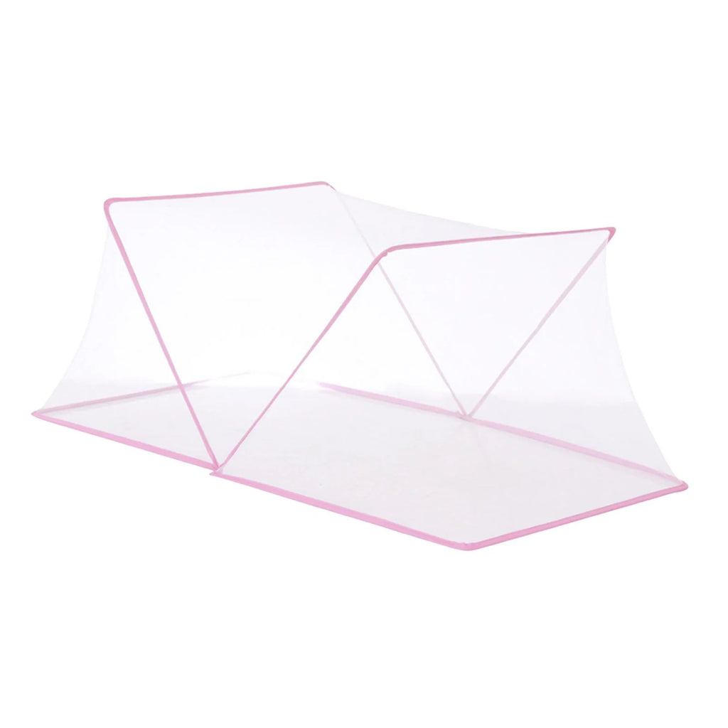 Pink Foldable Bed Canopy 190x100x80cm D7236