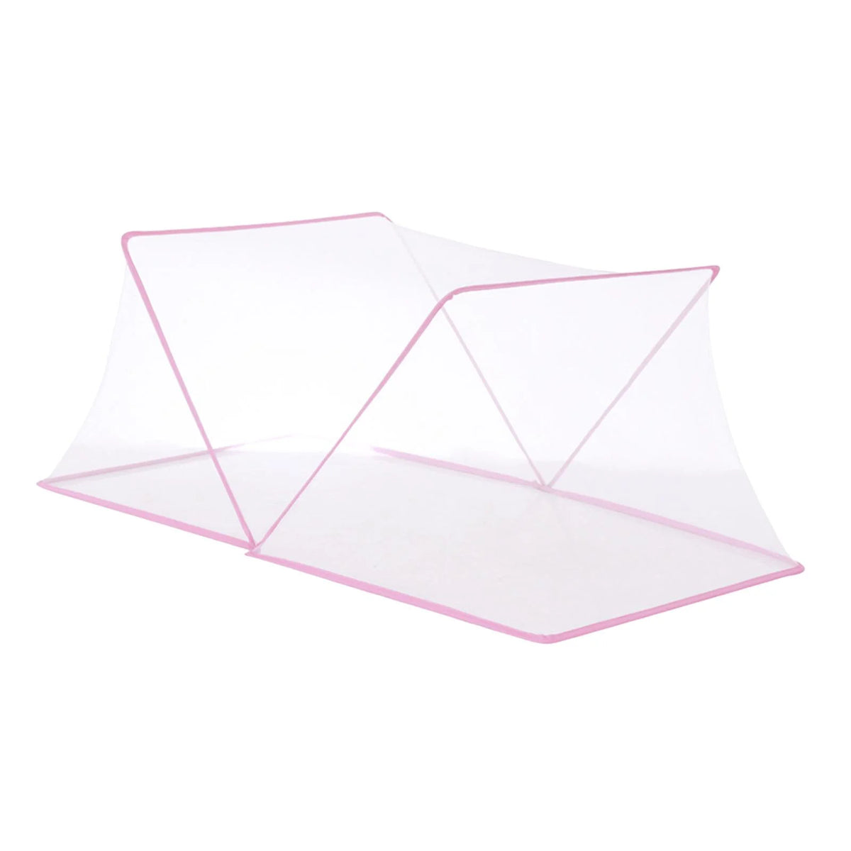 Pink Foldable Bed Canopy 190x100x80cm D7236