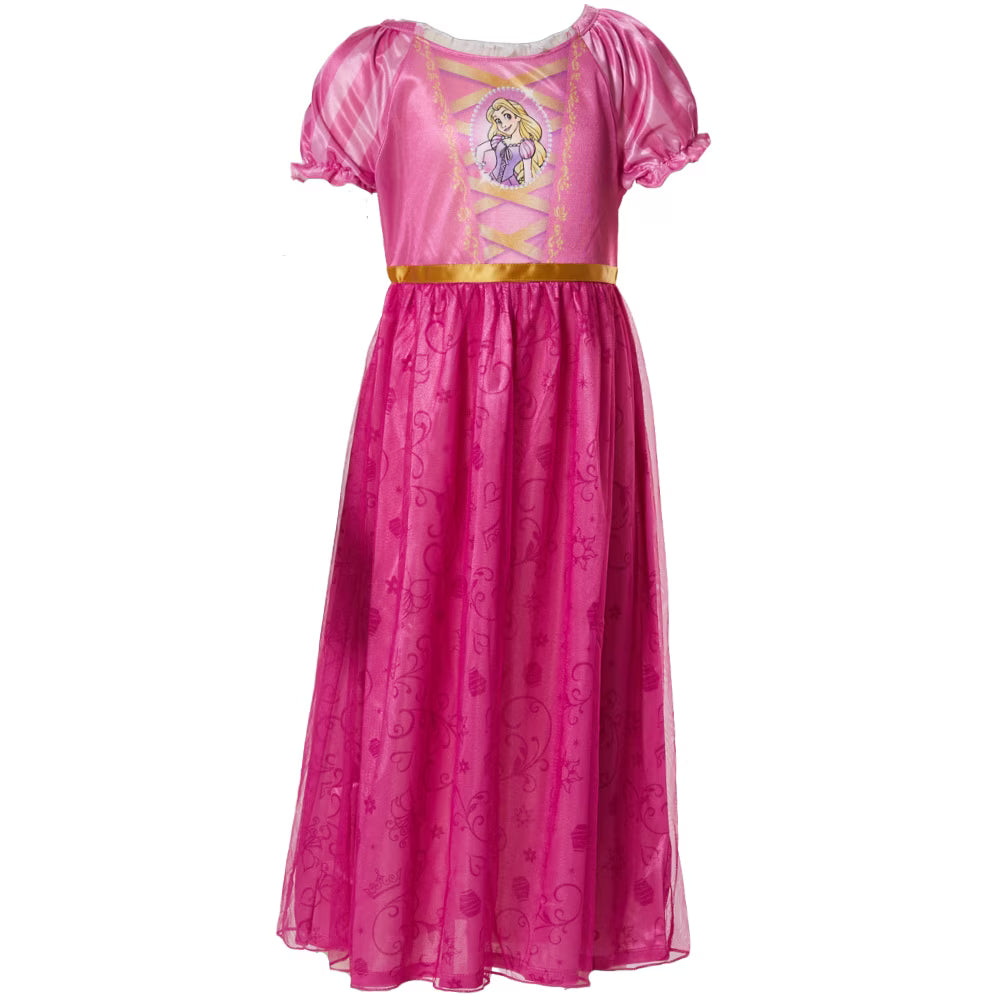 Pink Short Sleeve Girls Nightgown Sleepwear L822