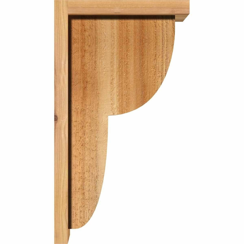 Rough Sawn Corbel with Backplate, Western Red Cedar X932