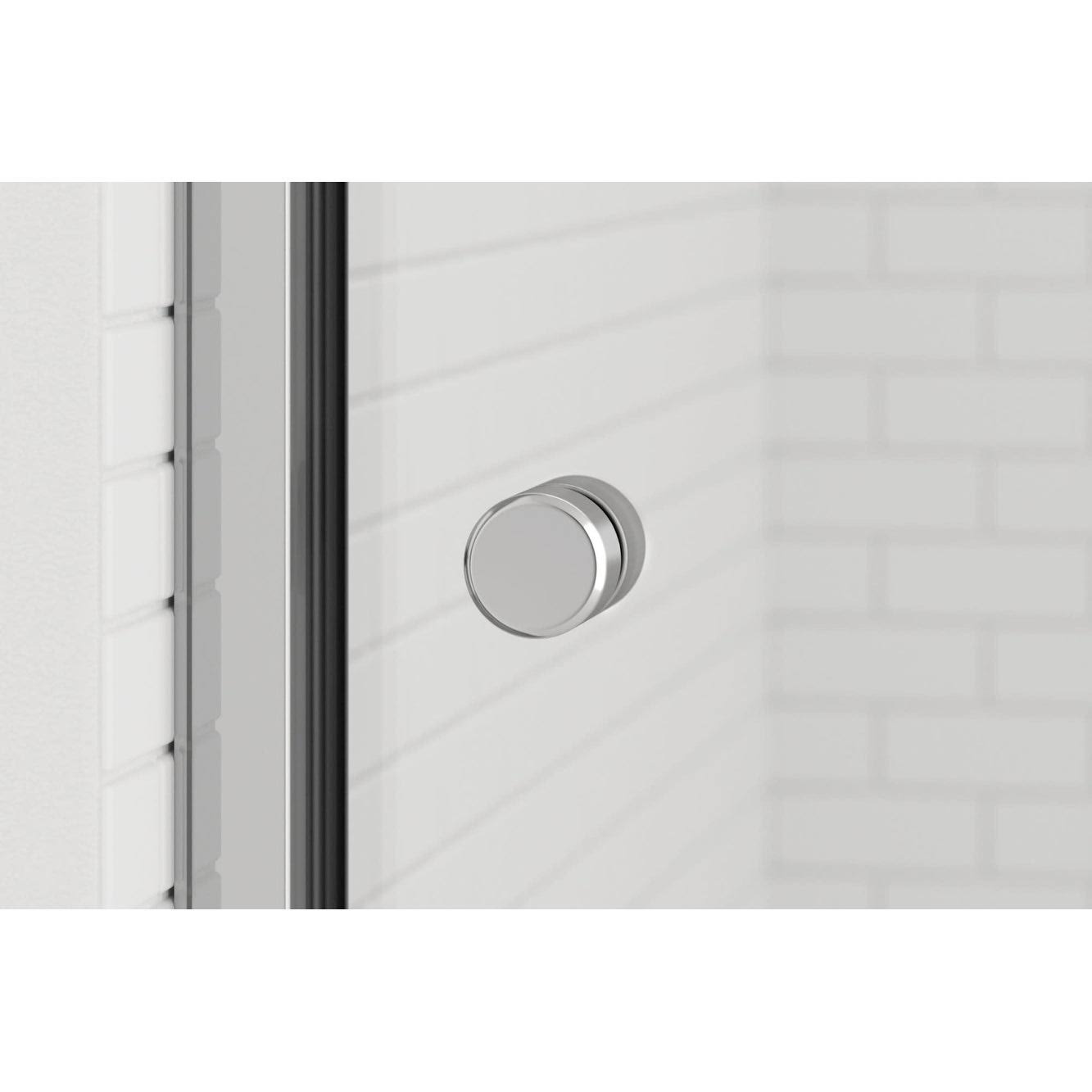 Sliding Frameless Shower Door with Oil Rubbed Bronze Z949