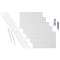 Gloss White Backsplash Kit B5564