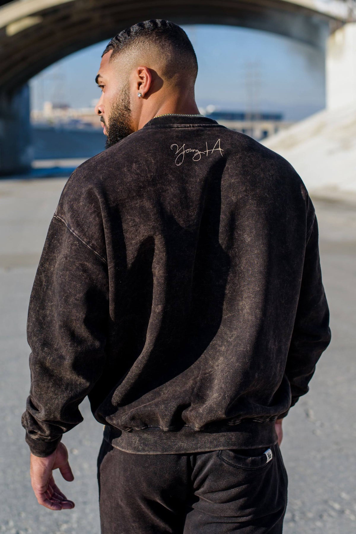 Oversized Crewnecks Sand Wash P3595