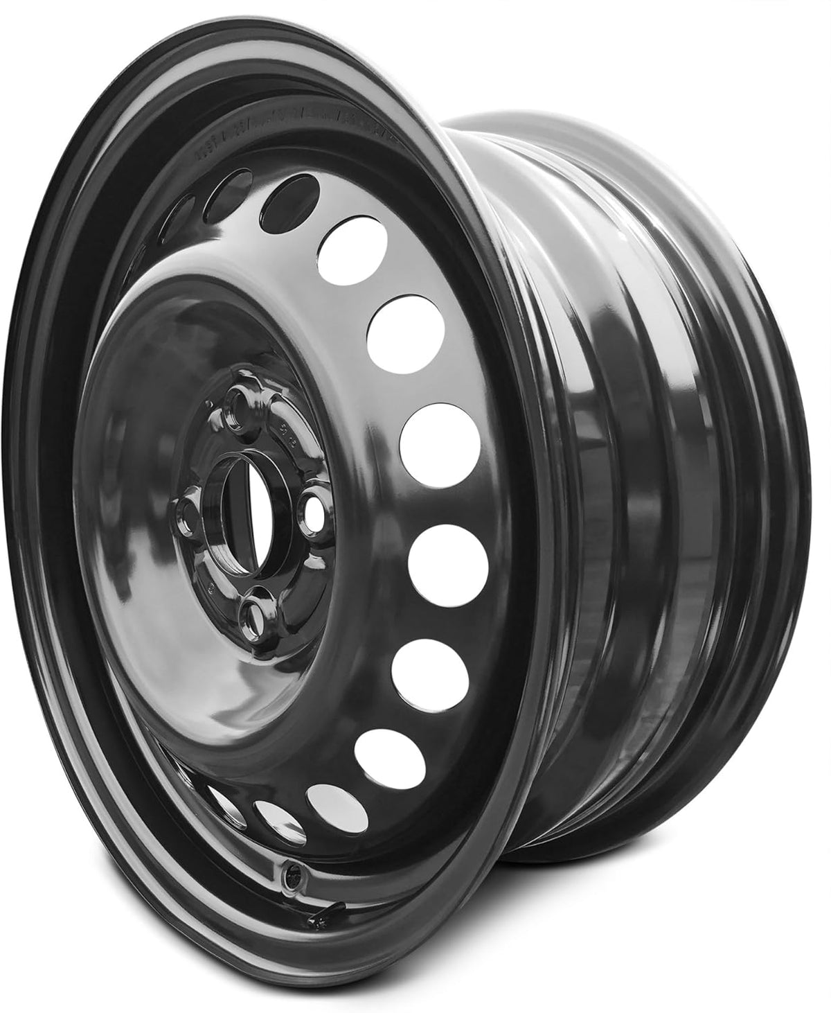 Black Steel Rim 15 Inch 4 Lug U636
