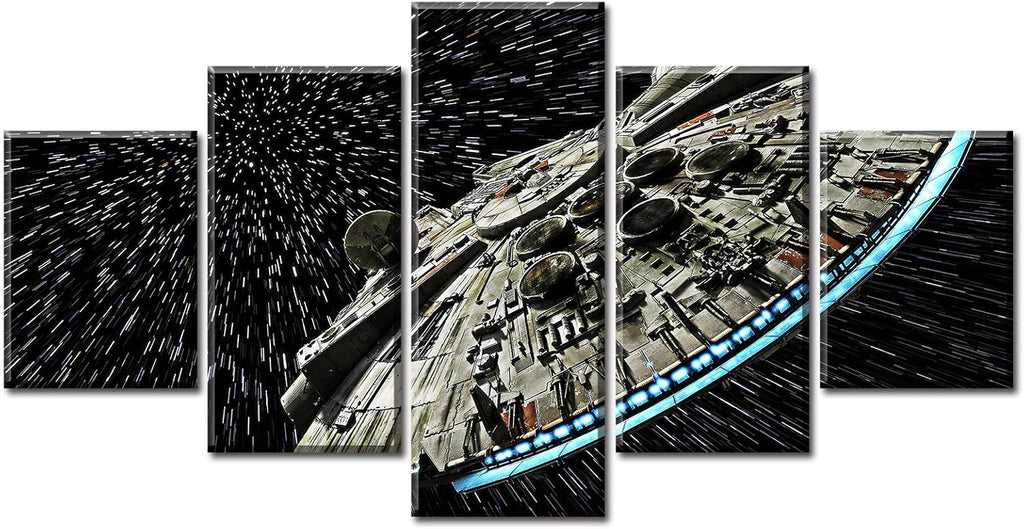 Star the Wars Wall Decor Canvas Art 5 Piece Movie Poster Painting Unframed Pack of 2 R807