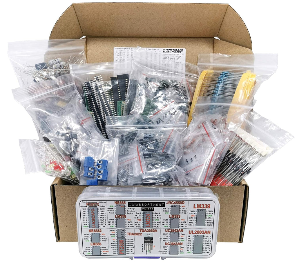 2000 pcs Electronics Components Assortment Kit B2607