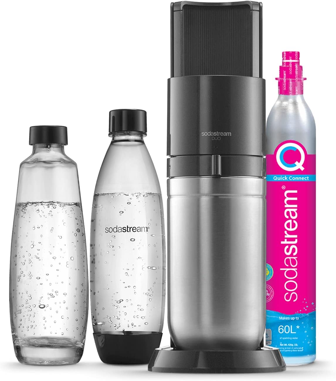 Metallic Black Sparkling Water Maker B5285