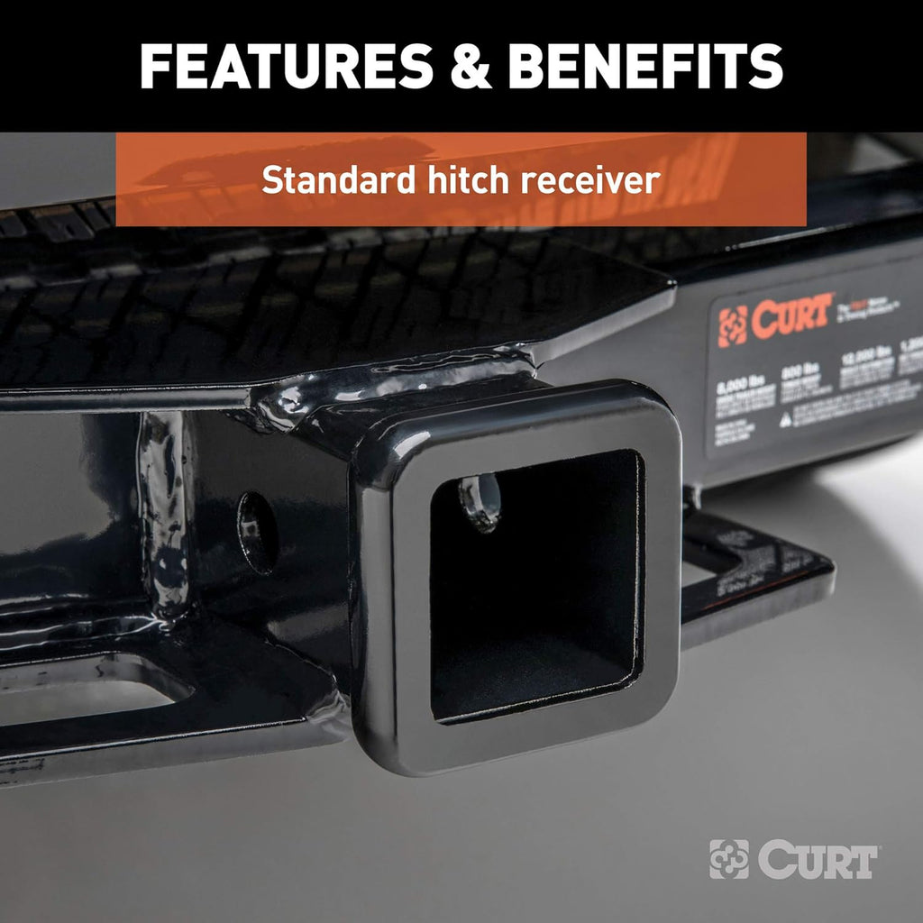 Class 3 Trailer Hitch, 2-Inch Receiver, Black M9991